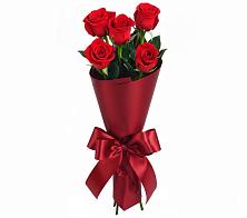 Букет 5 Красных роз Эдлесс Лав в Стрежевом