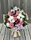 Букет цветов из: Альстромерии, Гвоздики, Розы и Хризантемы в Стрежевом