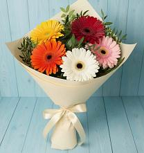 Букет цветов из:  Герберы в Стрежевом