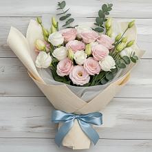 Букет цветов из:  Лизиантусы в Стрежевом