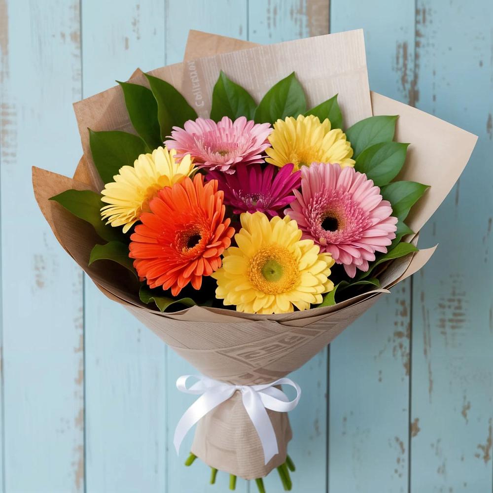Букет цветов из: Герберы в Стрежевом