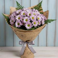 Букет цветов из:  Хризантемы в Стрежевом