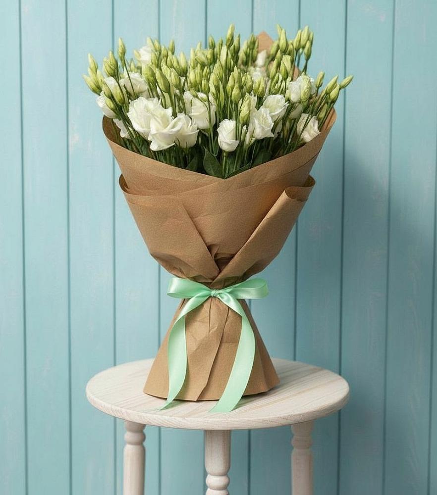 Букет цветов из: Лизиантусы в Стрежевом