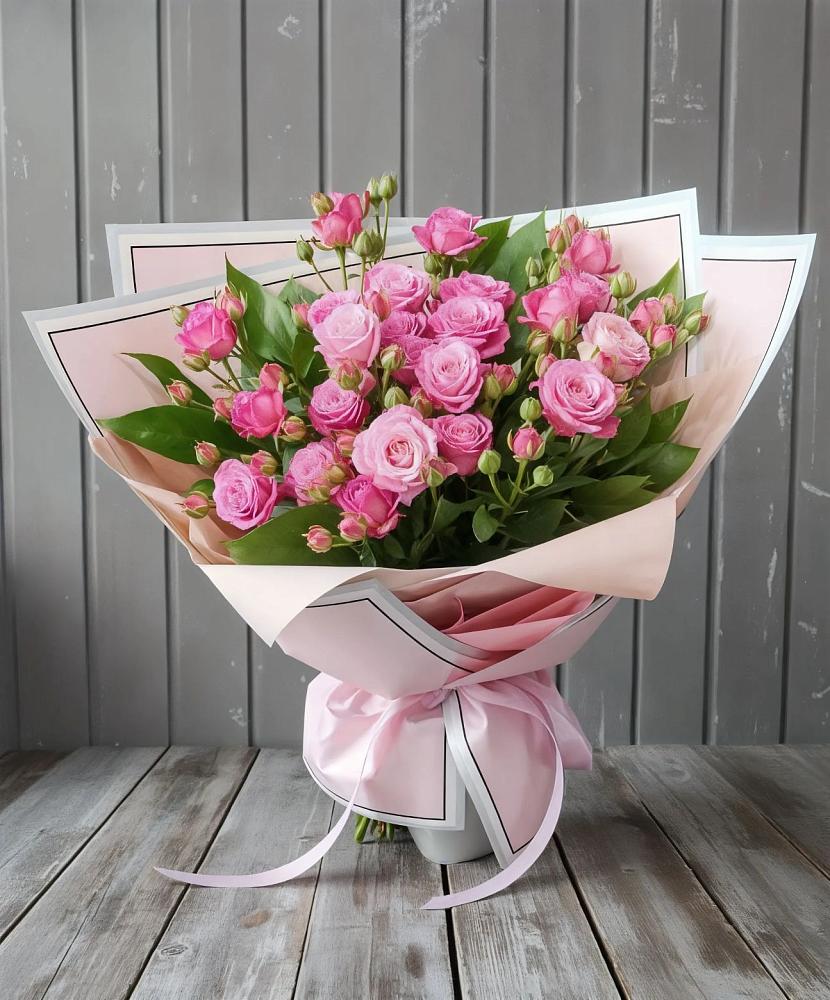 Букет Розовый кустик в Стрежевом