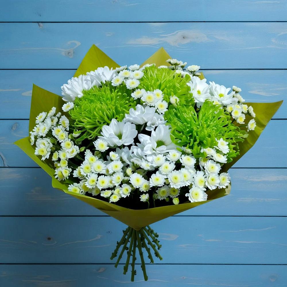 Букет цветов из: Хризантемы в Стрежевом