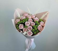 Букет цветов из:  Розы и Хризантемы в Стрежевом