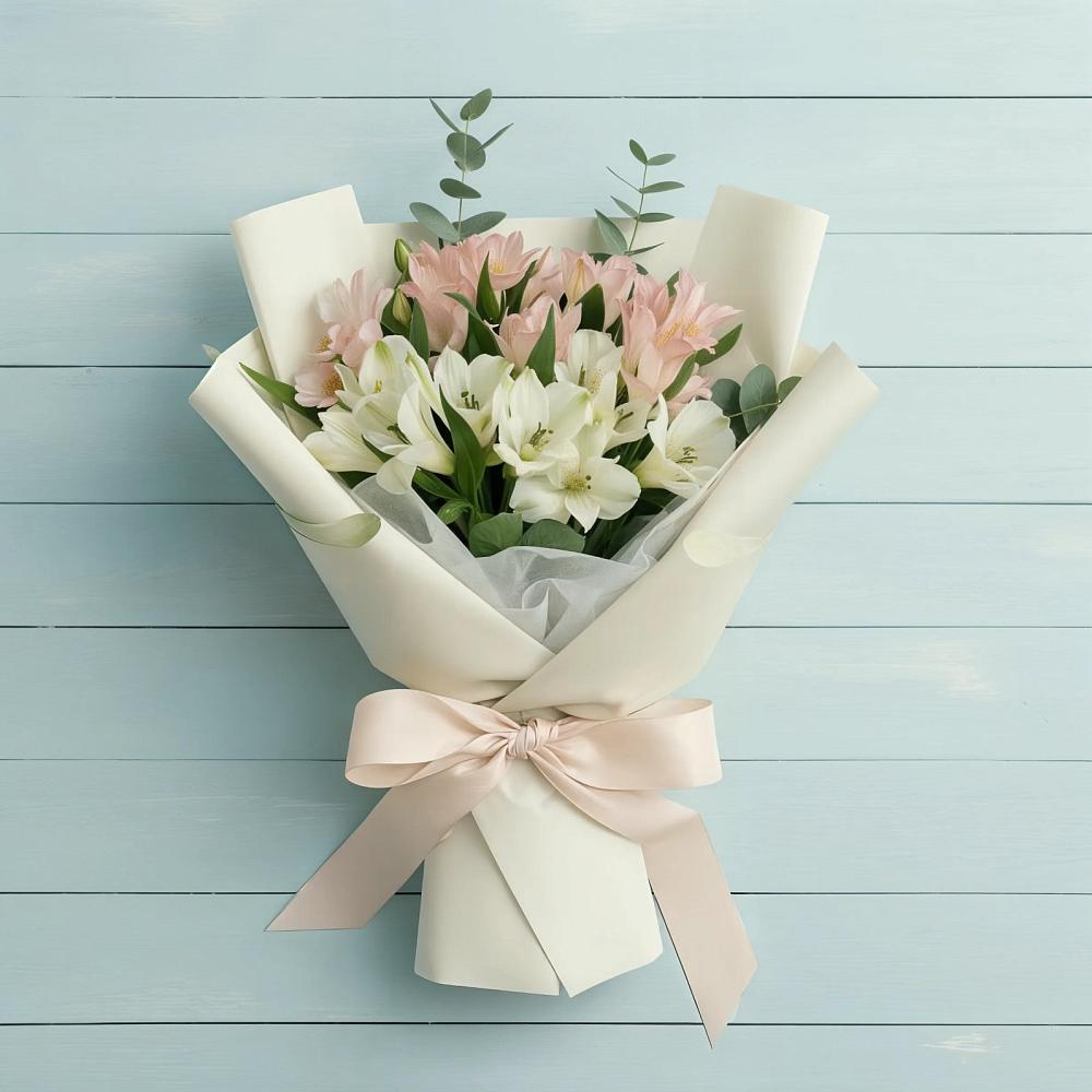 Букет цветов из: Альстромерии в Стрежевом